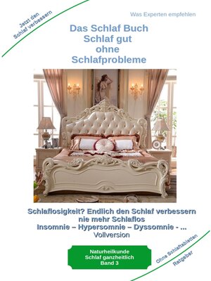 cover image of Das Schlaf Buch--Schlaf gut ohne Schlafprobleme